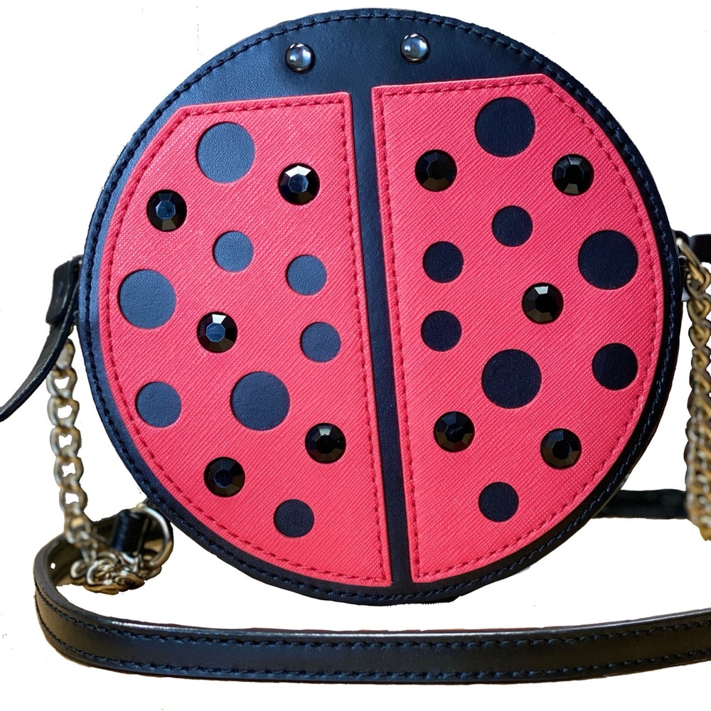 Kate Spade Turn Over A New Leaf Ladybug Micha Crossbody Handbag